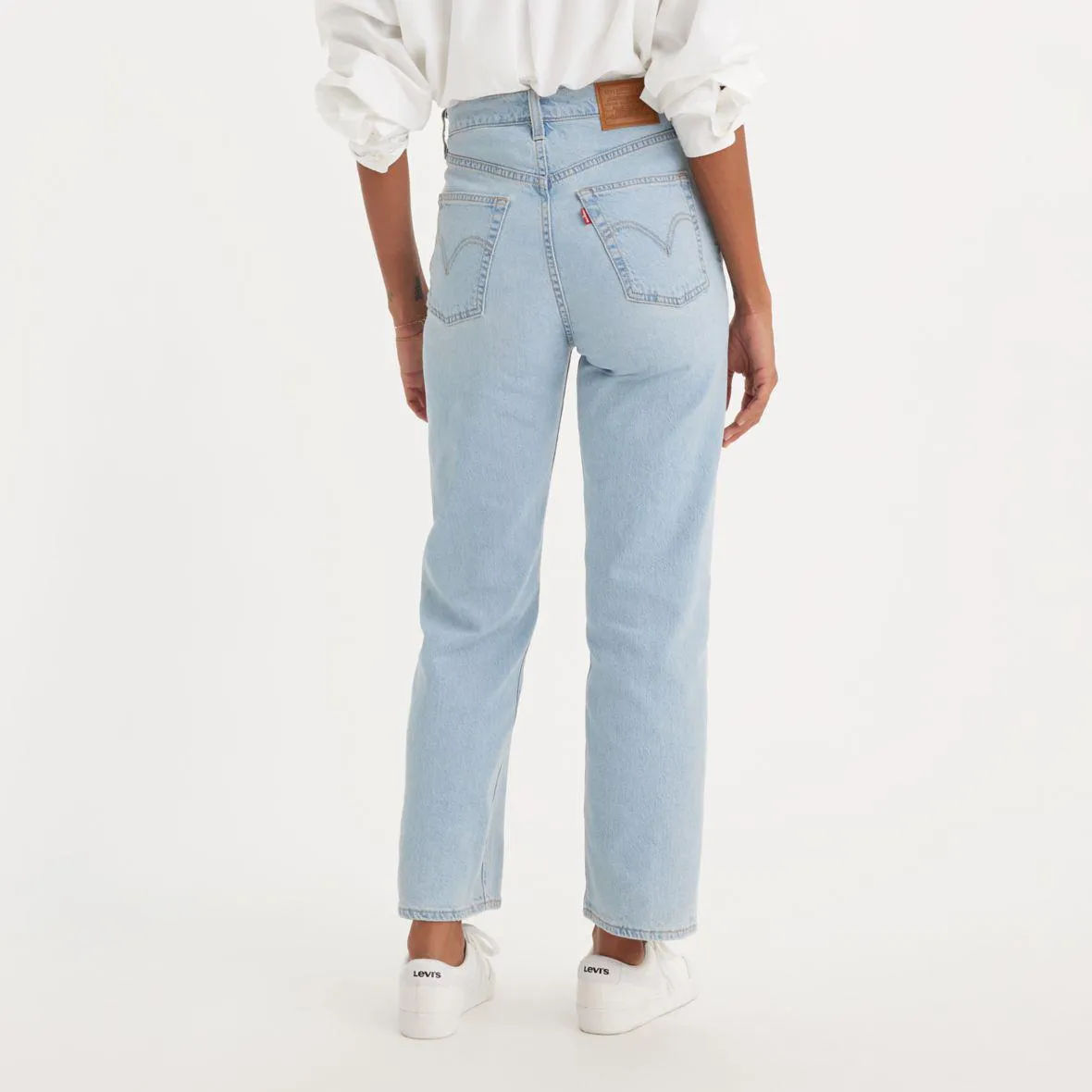 RIBCAGE STRAIGHT ANKLE COOL BLUE POPSICLE