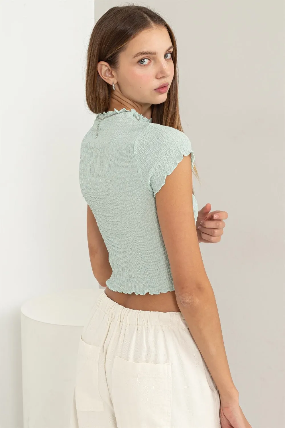 Ripple Crop Top