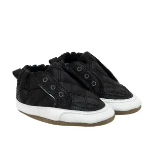 Robeez Soft Soles Slippers - Stylish Steve Black