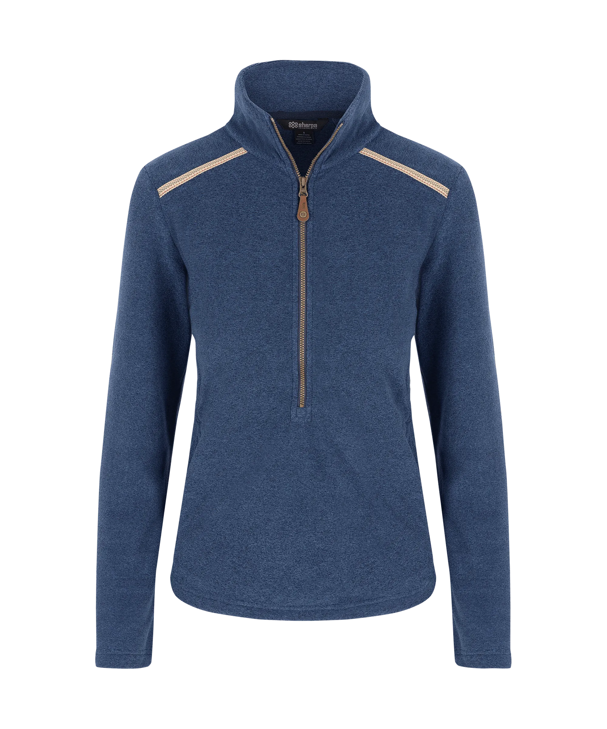 Rolpa Eco Pullover Zip - Rathee Blue