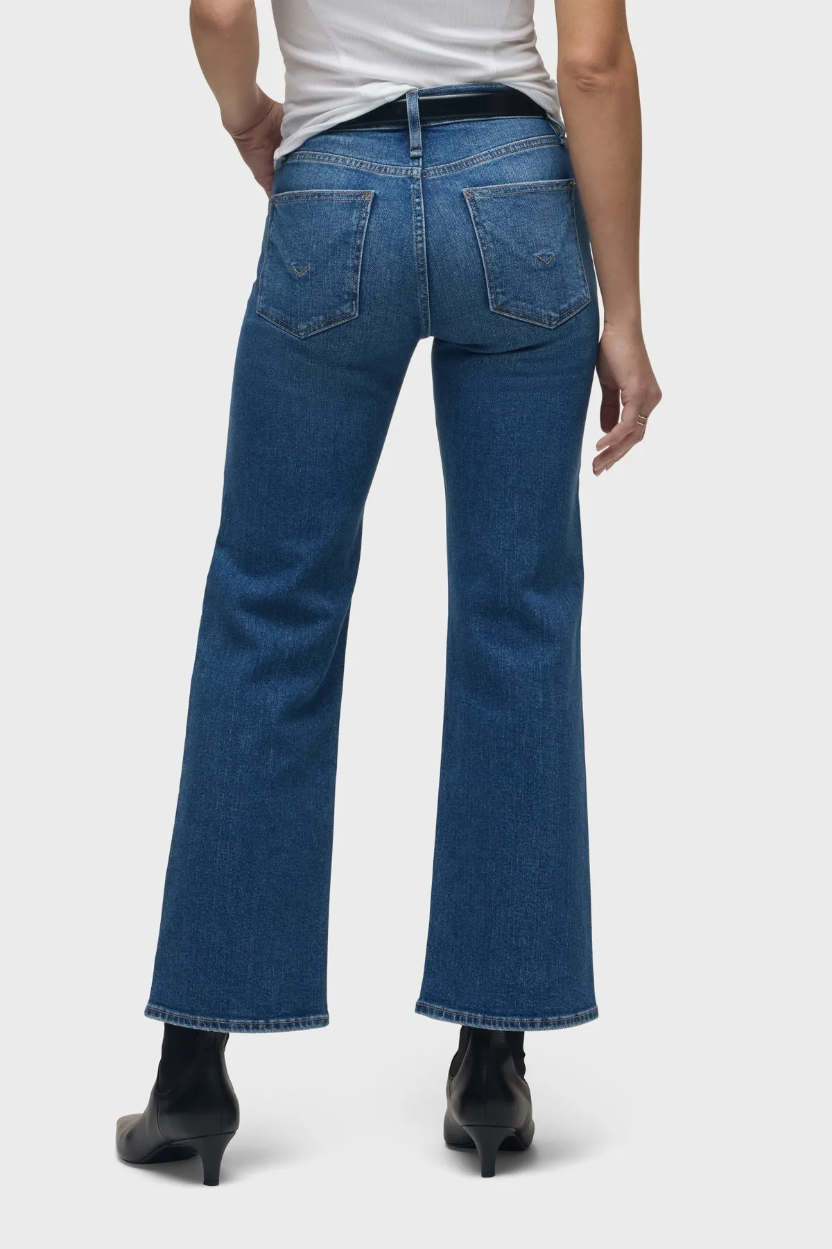 Rosie High-Rise Wide Leg Ankle Jean