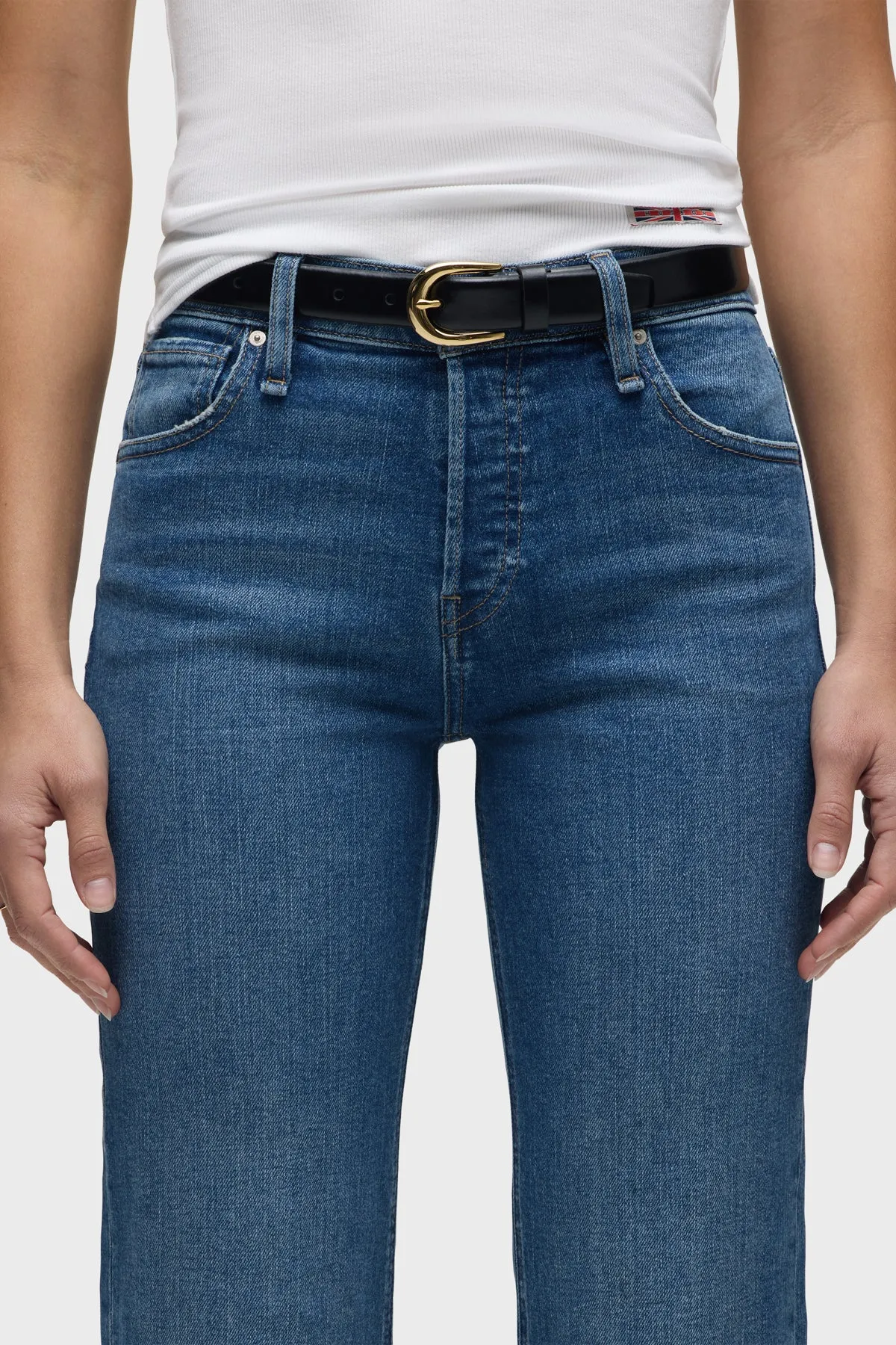 Rosie High-Rise Wide Leg Ankle Jean