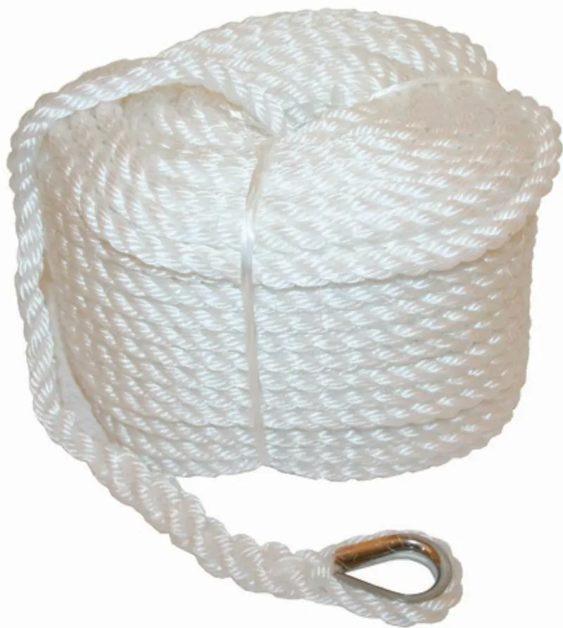 RWB Spliced Silver Anchor Rope 6mm