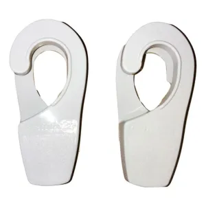 SAW Pair of Fast Fender Boat Fender Clip Attachments to Suit 25mm Rails - Light Grey