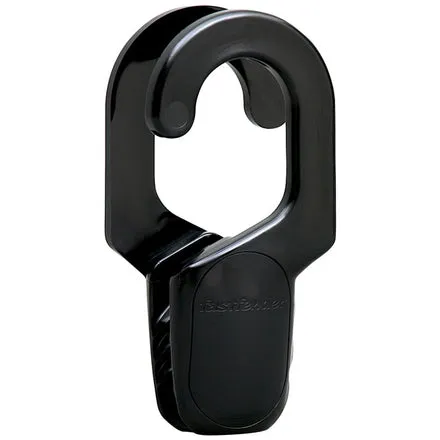 SAW Pair of Fast Fender Boat Fender Clip Attachments to Suit 32mm Rails - Black