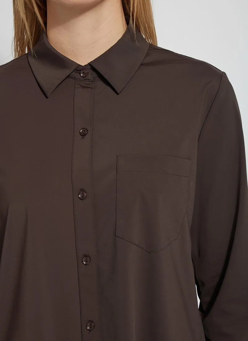Schiffer Button Down - Double Espresso