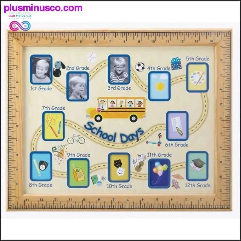 School Days Photo Frame ll PlusMinusco.com
