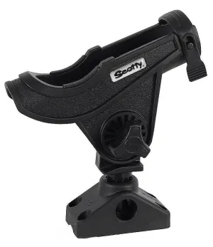 Scotty 47280 280 Baitcast Quick Draw Rod Holder - Black
