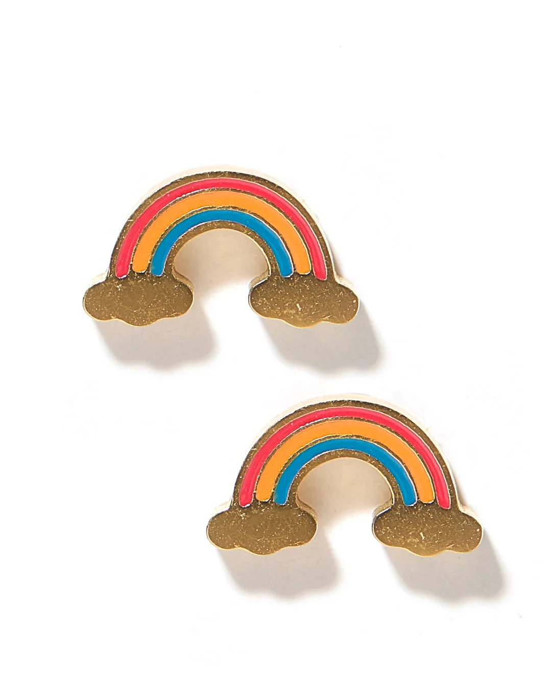 Screwback Stud Earrings - Rainbow Days