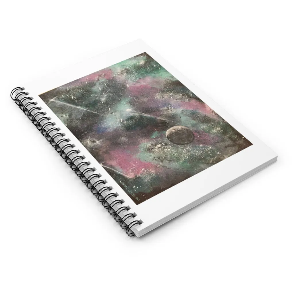 Shooting Starz Spiral Notebook - Ruled Line