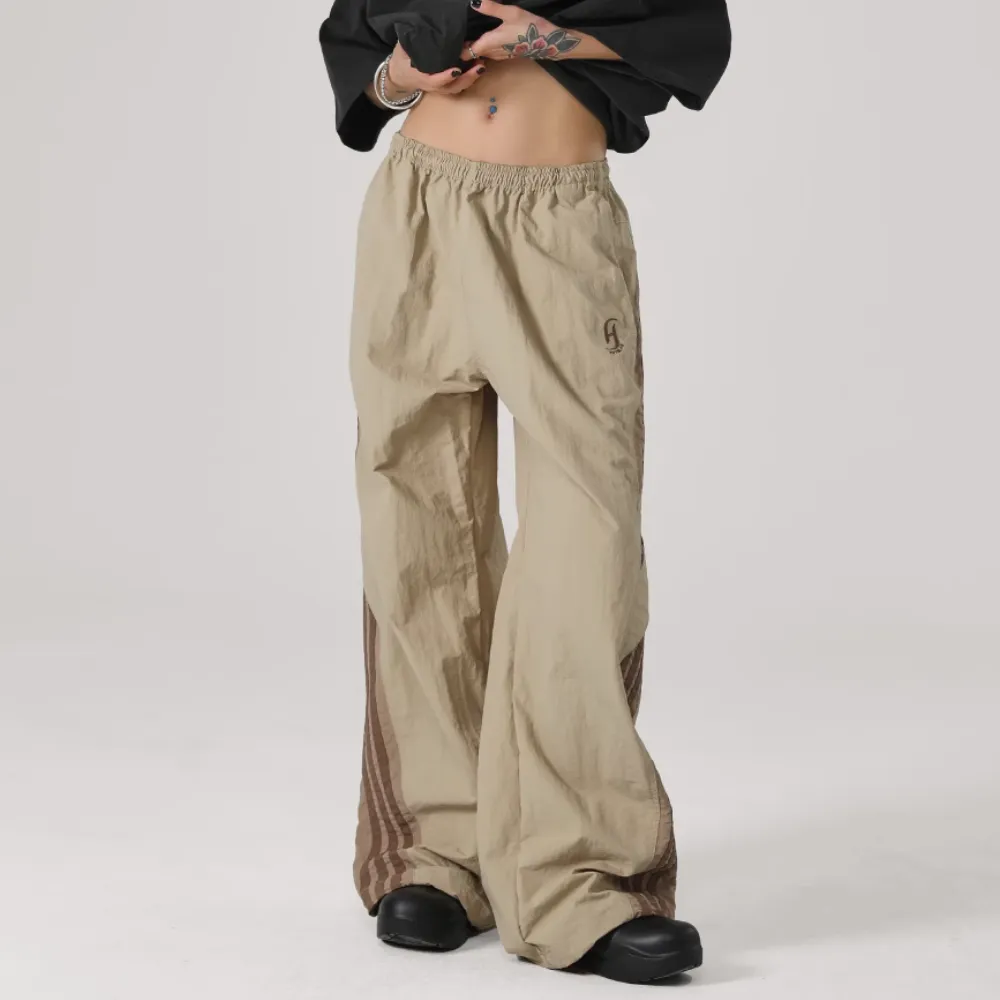 Side Stripe Tie Quick-Drying Sweatpants