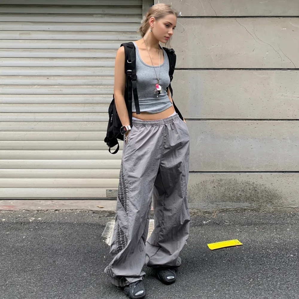 Side Stripe Tie Quick-Drying Sweatpants
