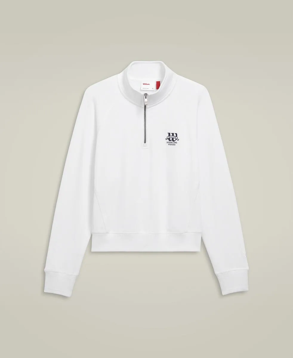 Sideline Half-Zip - Bright White