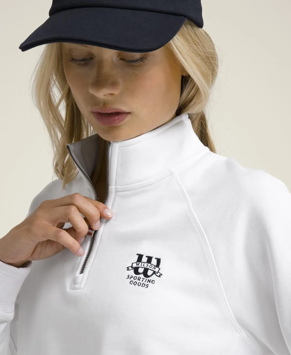 Sideline Half-Zip - Bright White