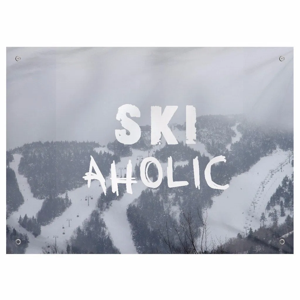 SKIaholic - Wall Tapestry