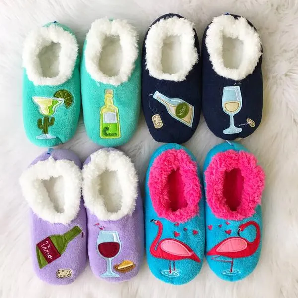 Snoozies! Slippers - Flamingo
