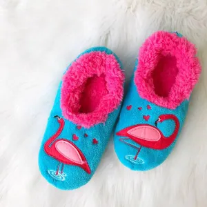 Snoozies! Slippers - Flamingo
