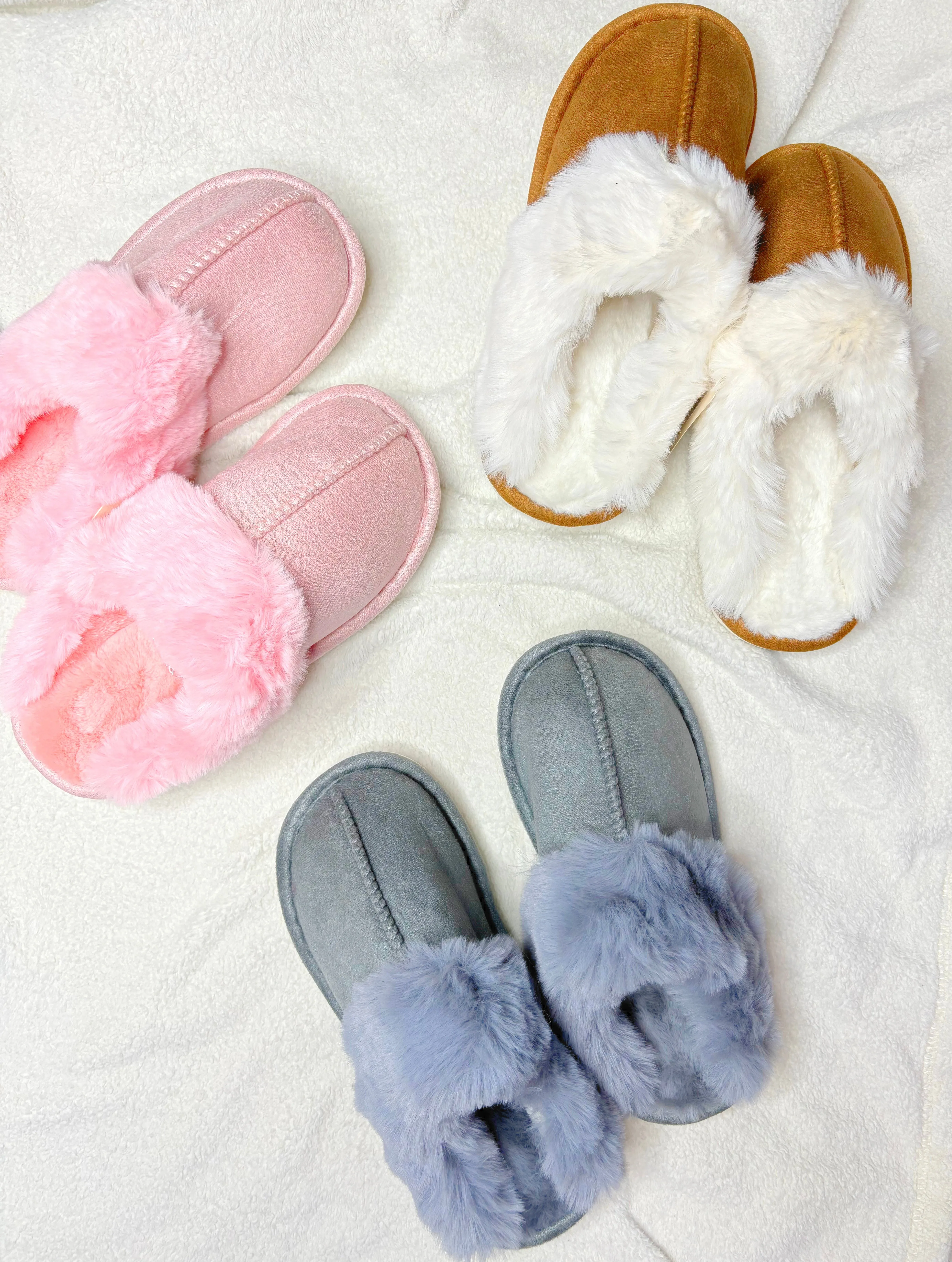 Soft Faux Fur House Slipper