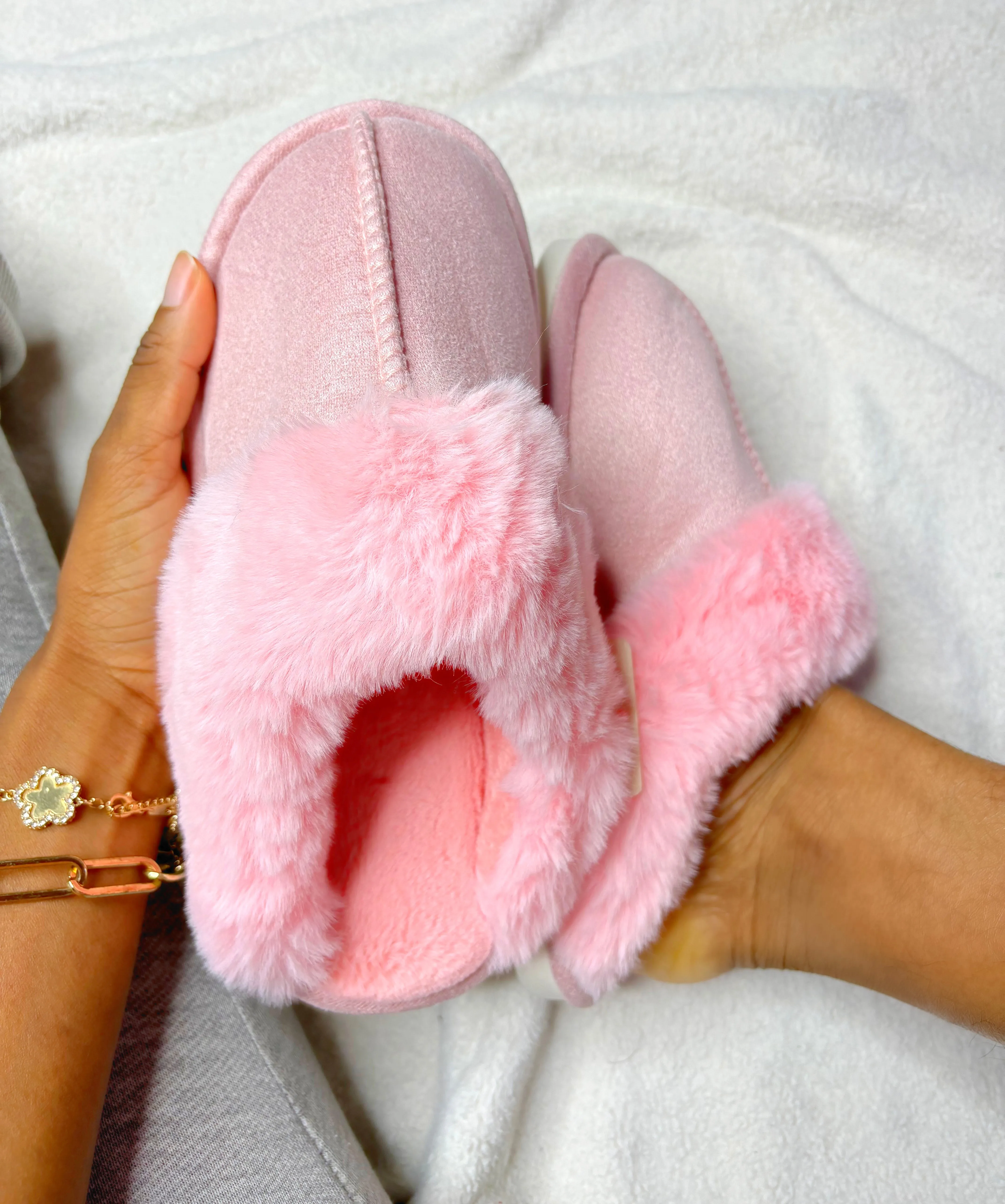Soft Faux Fur House Slipper
