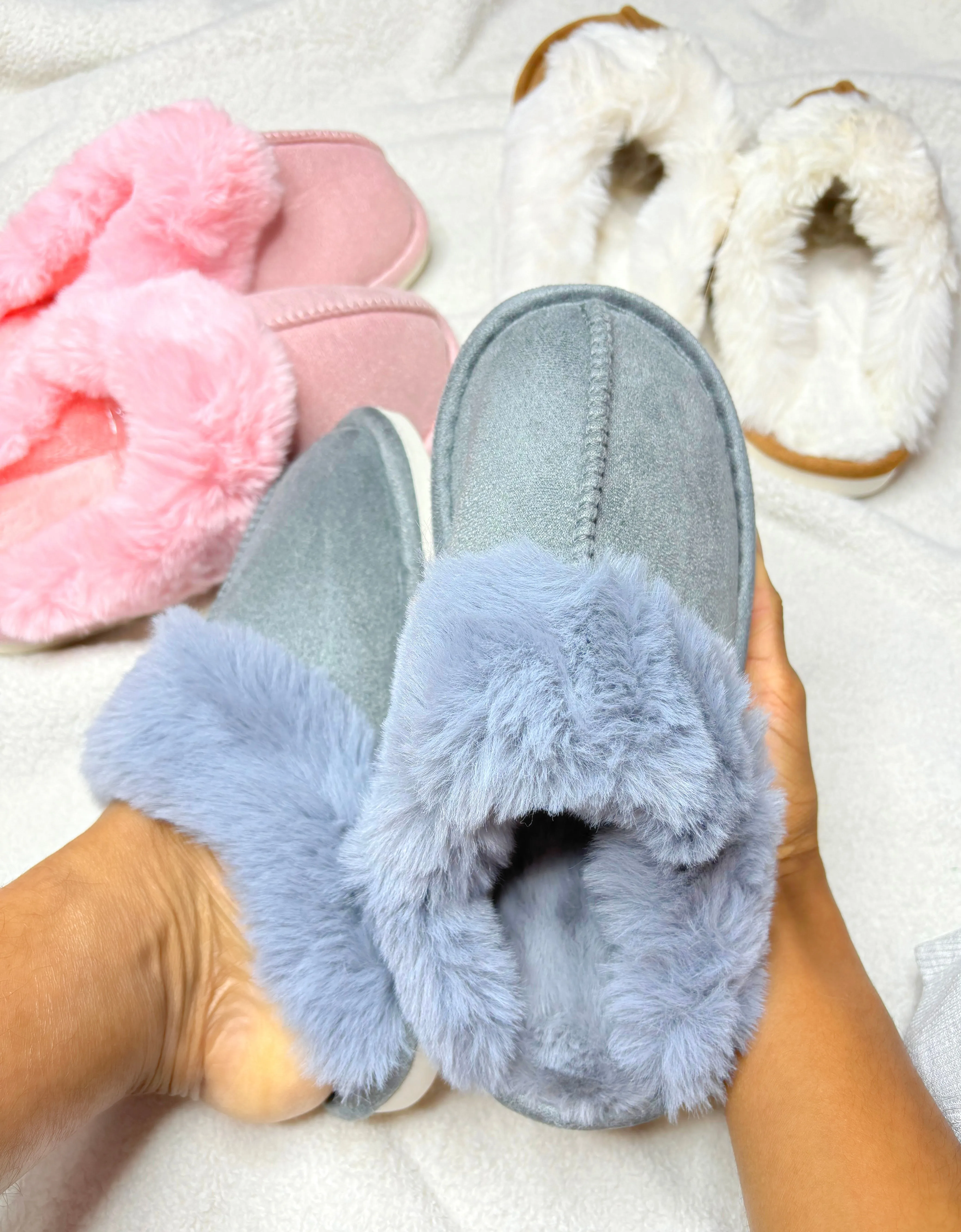 Soft Faux Fur House Slipper