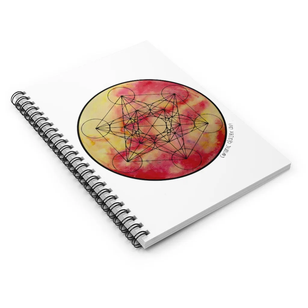 Solara Metatron Spiral Notebook - Ruled Line