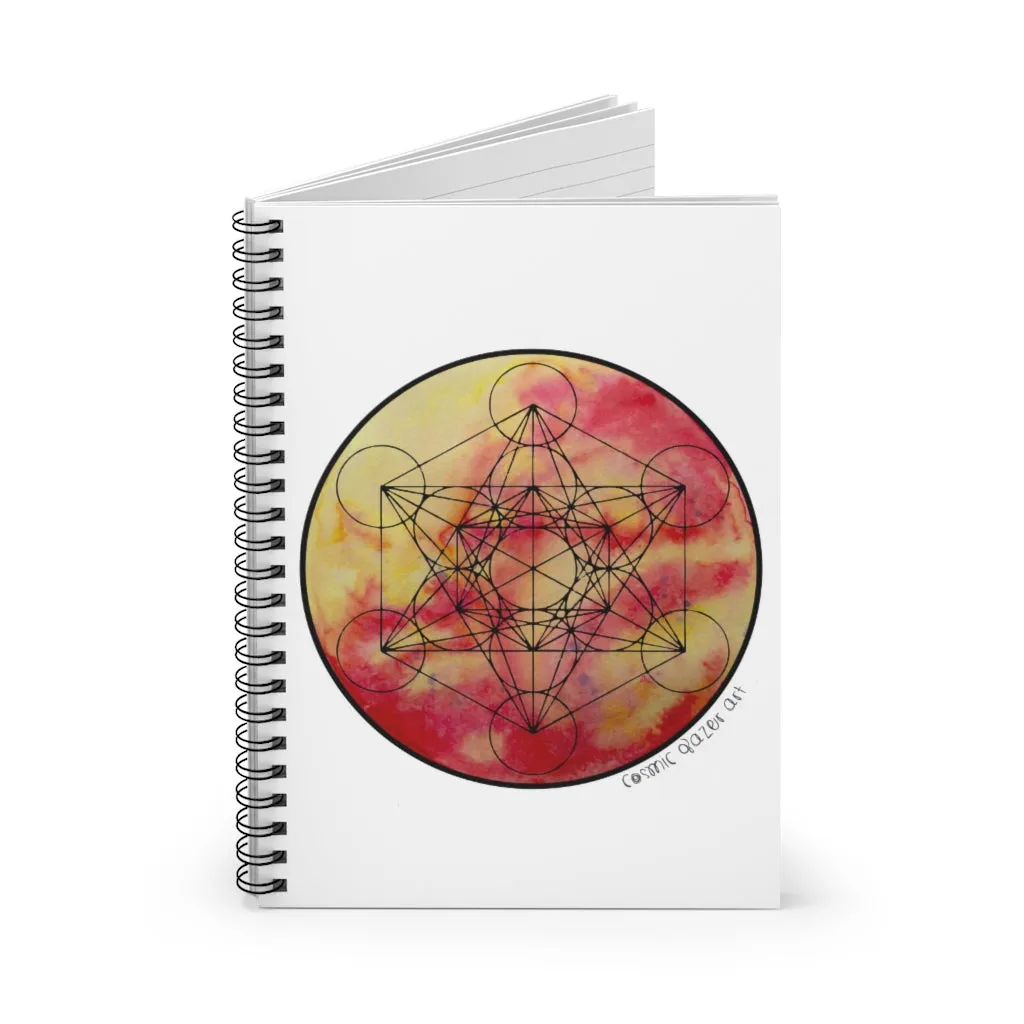Solara Metatron Spiral Notebook - Ruled Line