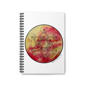 Solara Metatron Spiral Notebook - Ruled Line