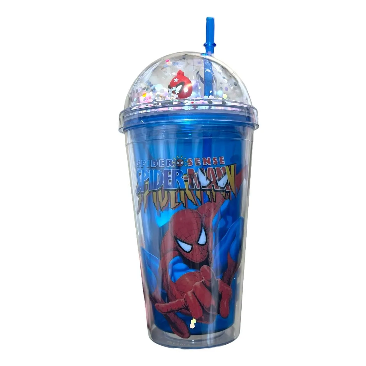 Spider-Man Confetti Dome Tumbler