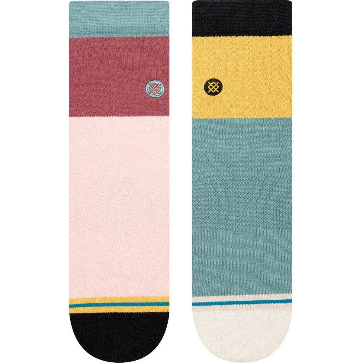 Stance Blocked Quarter Socks