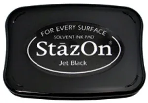 staz-on ink pad - jet black