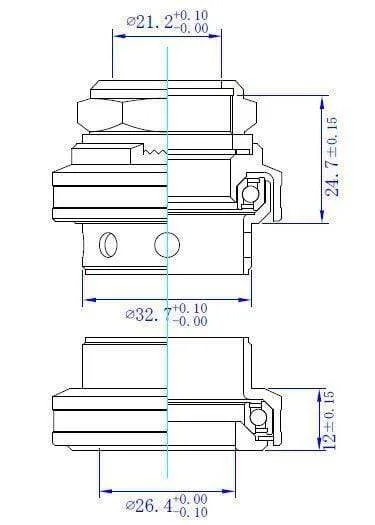 Tange Seiki MX320 Sealed Bearing Headset