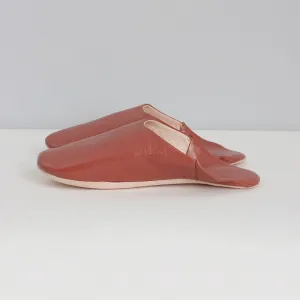 Terracotta Small Babouche Slippers