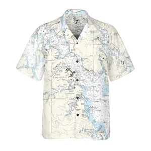 The Annapolis Navigator Coconut Button Camp Shirt