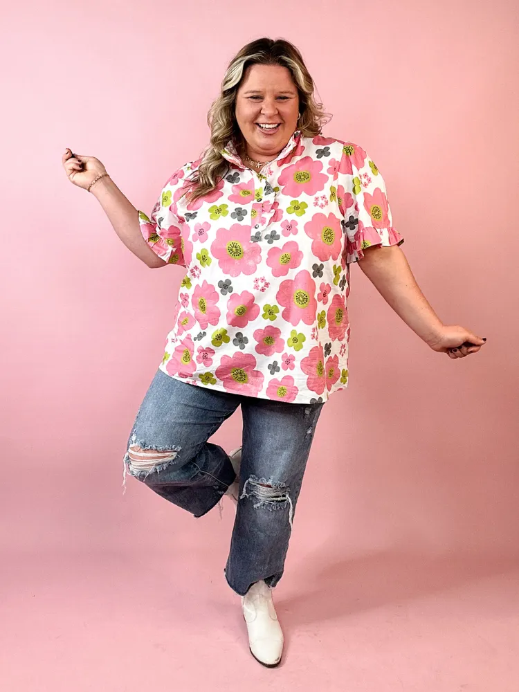 The Benji Top - Pink