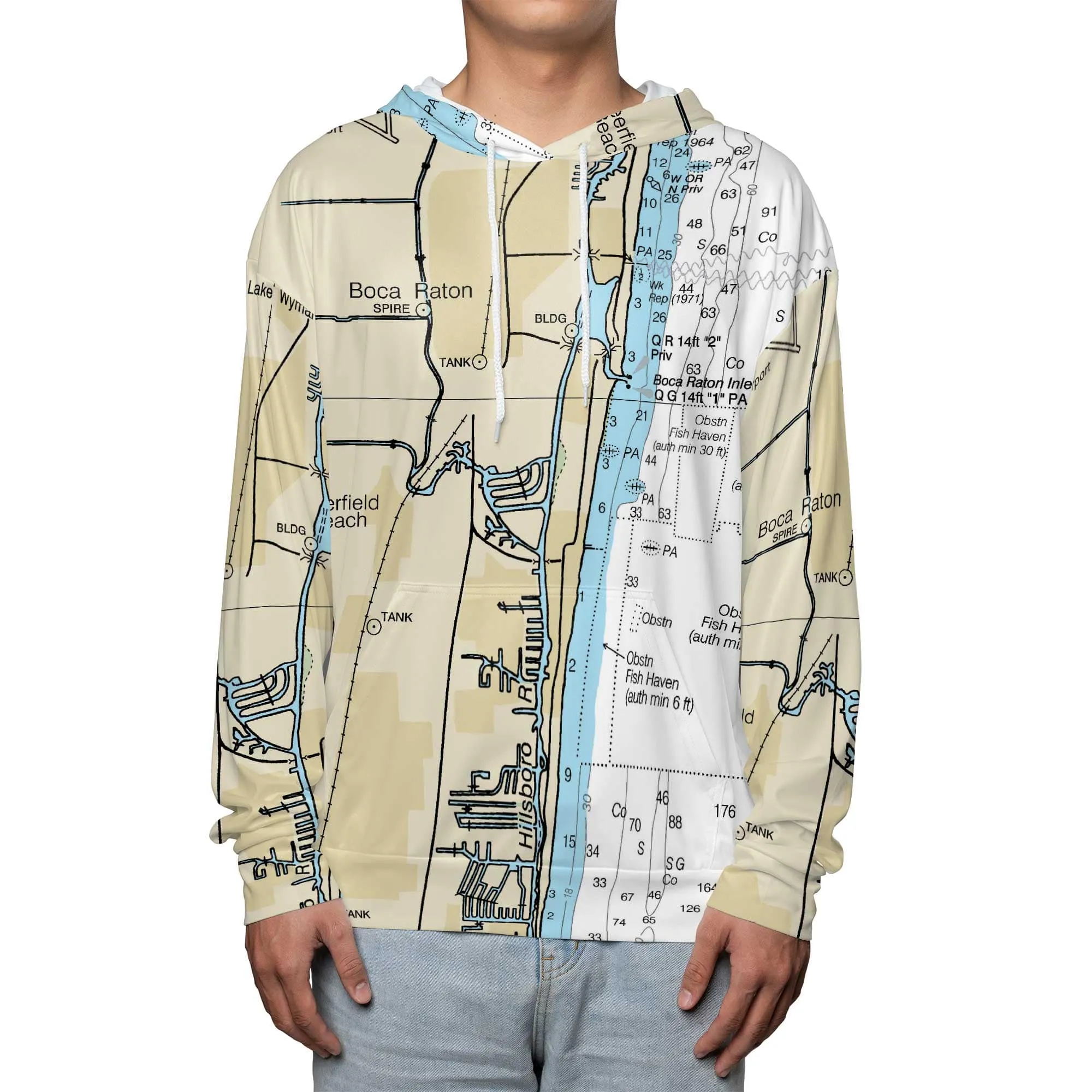 The Boca Raton Hooded Performance Sports Shirt
