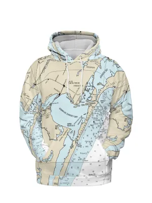 The Corpus Christi Bay  Lightweight Hoodie Sweatshirt