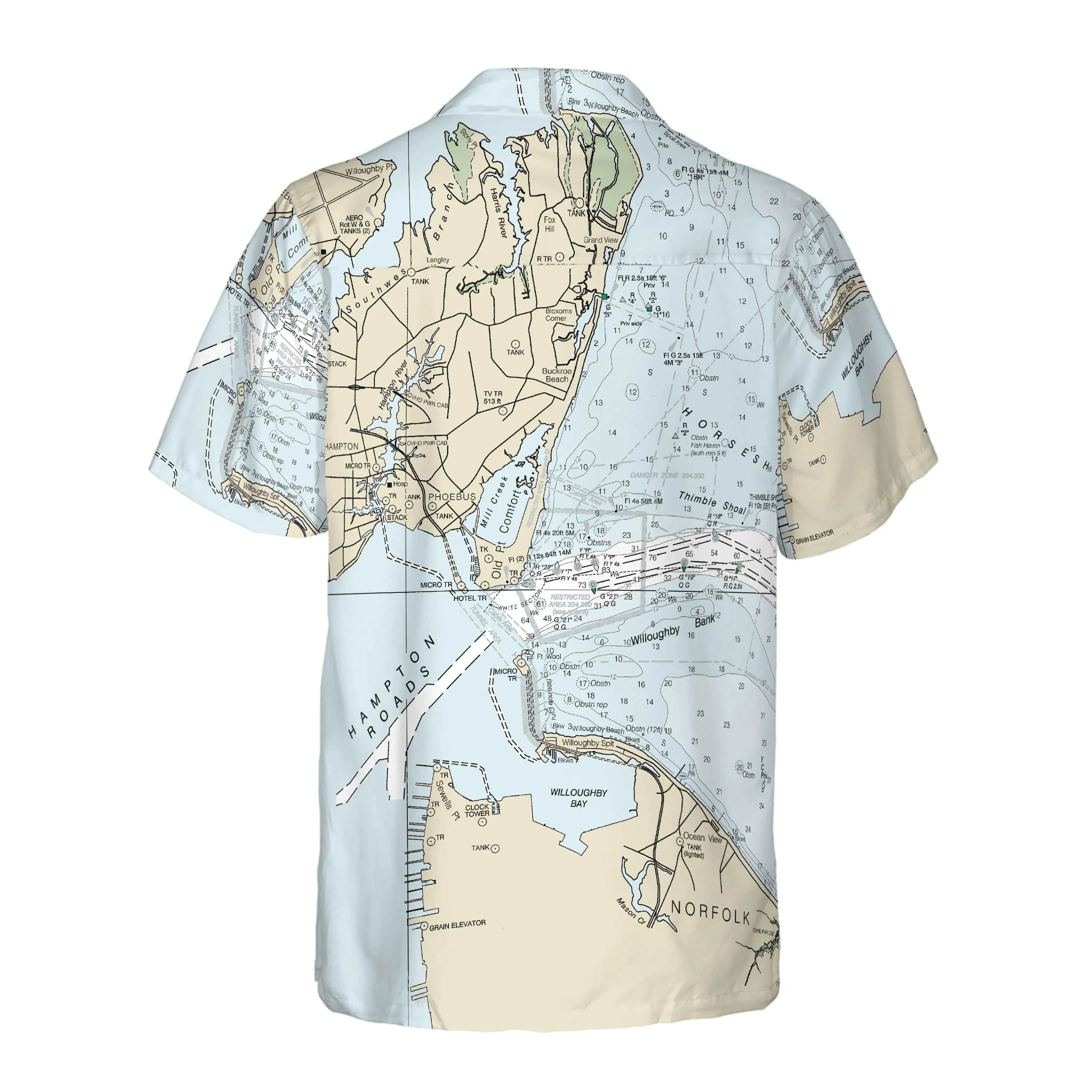 The Hampton Roads Coconut Button Camp Shirt