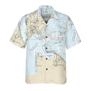 The Hampton Roads Coconut Button Camp Shirt