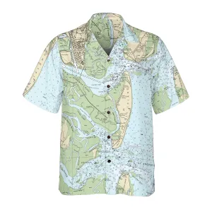 The Jekyll Island Coconut Button Camp Shirt