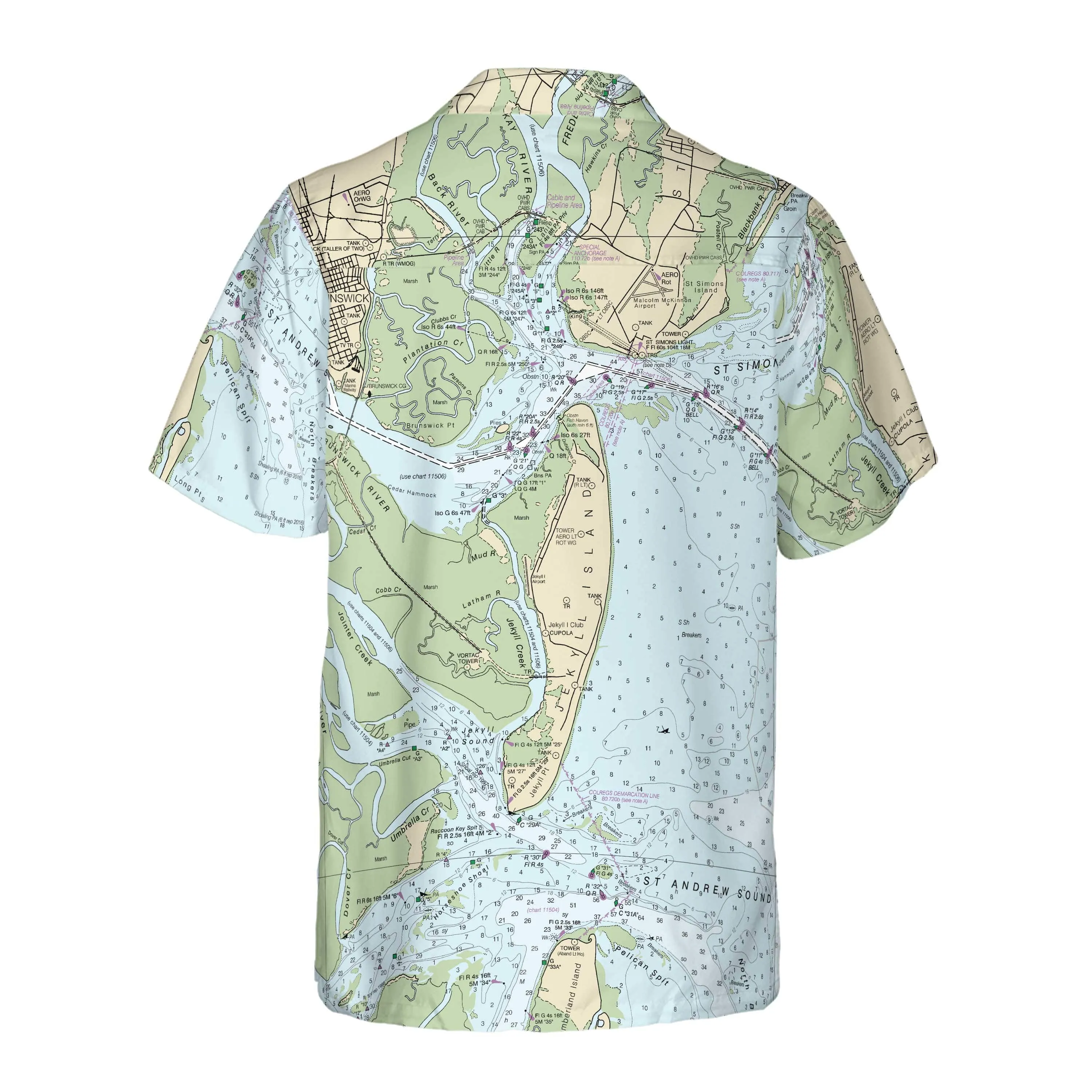 The Jekyll Island Coconut Button Camp Shirt