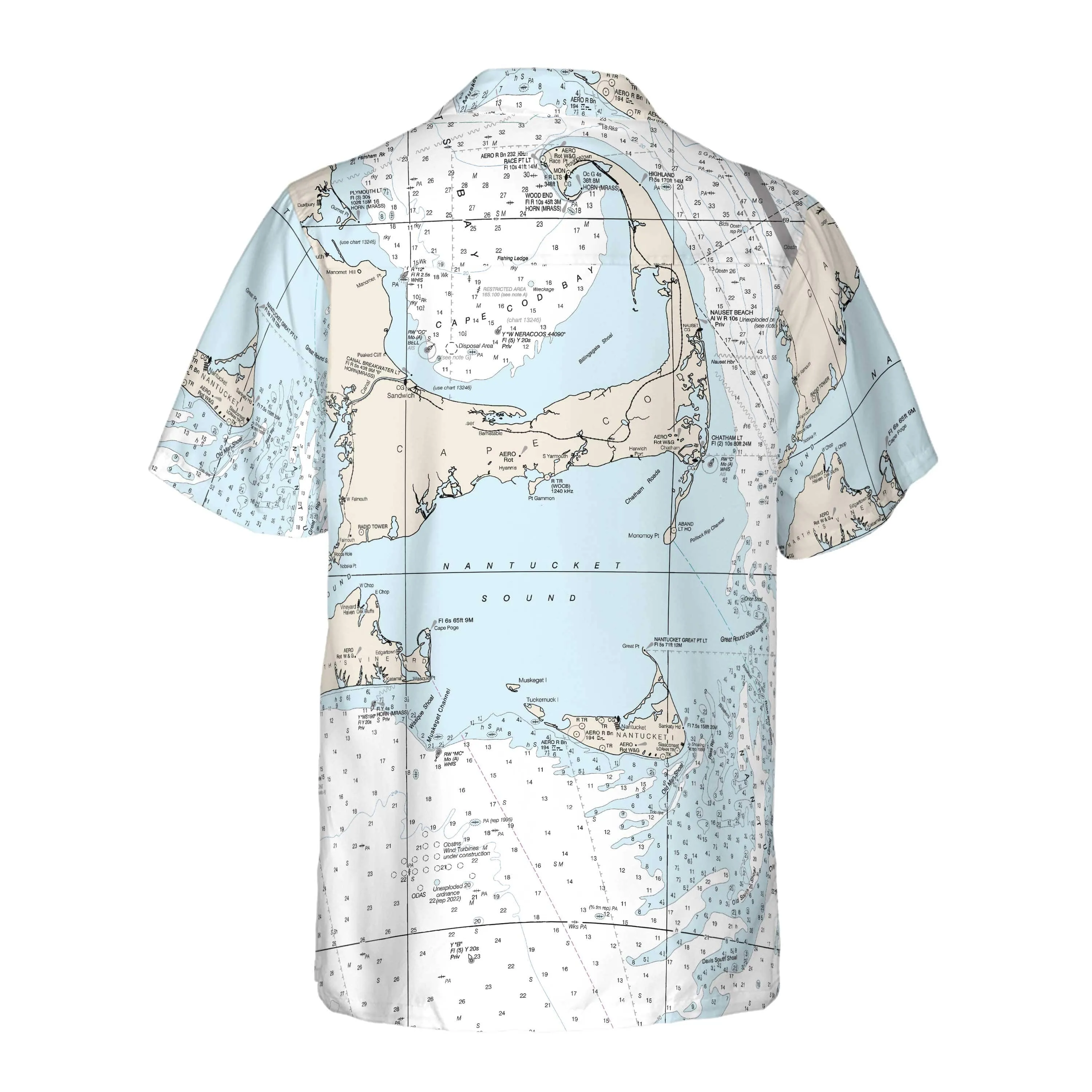 The Nantucket Sound Coconut Button Camp Shirt