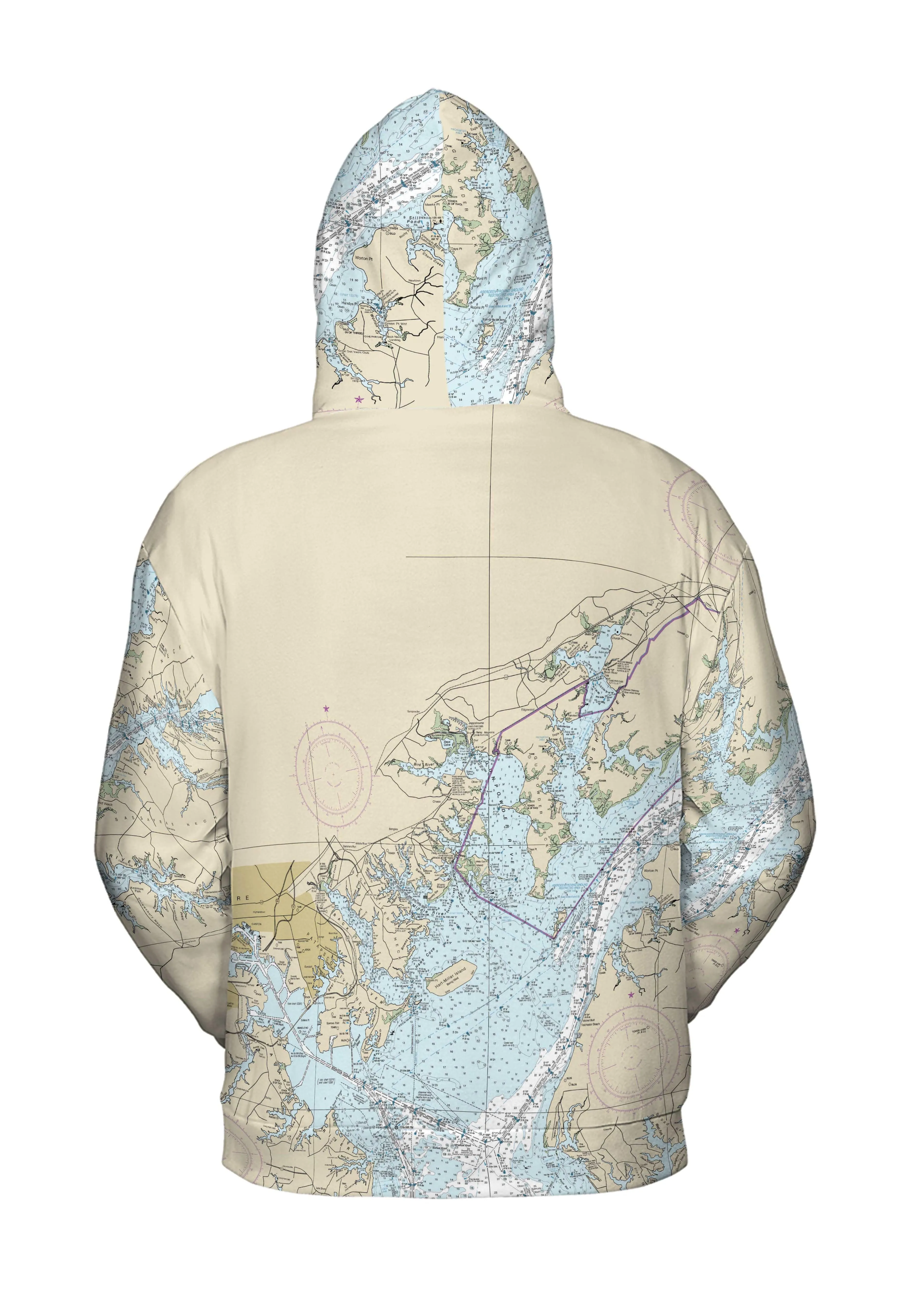 The Sassafras River Lightweight Hoodie Sweatshirt
