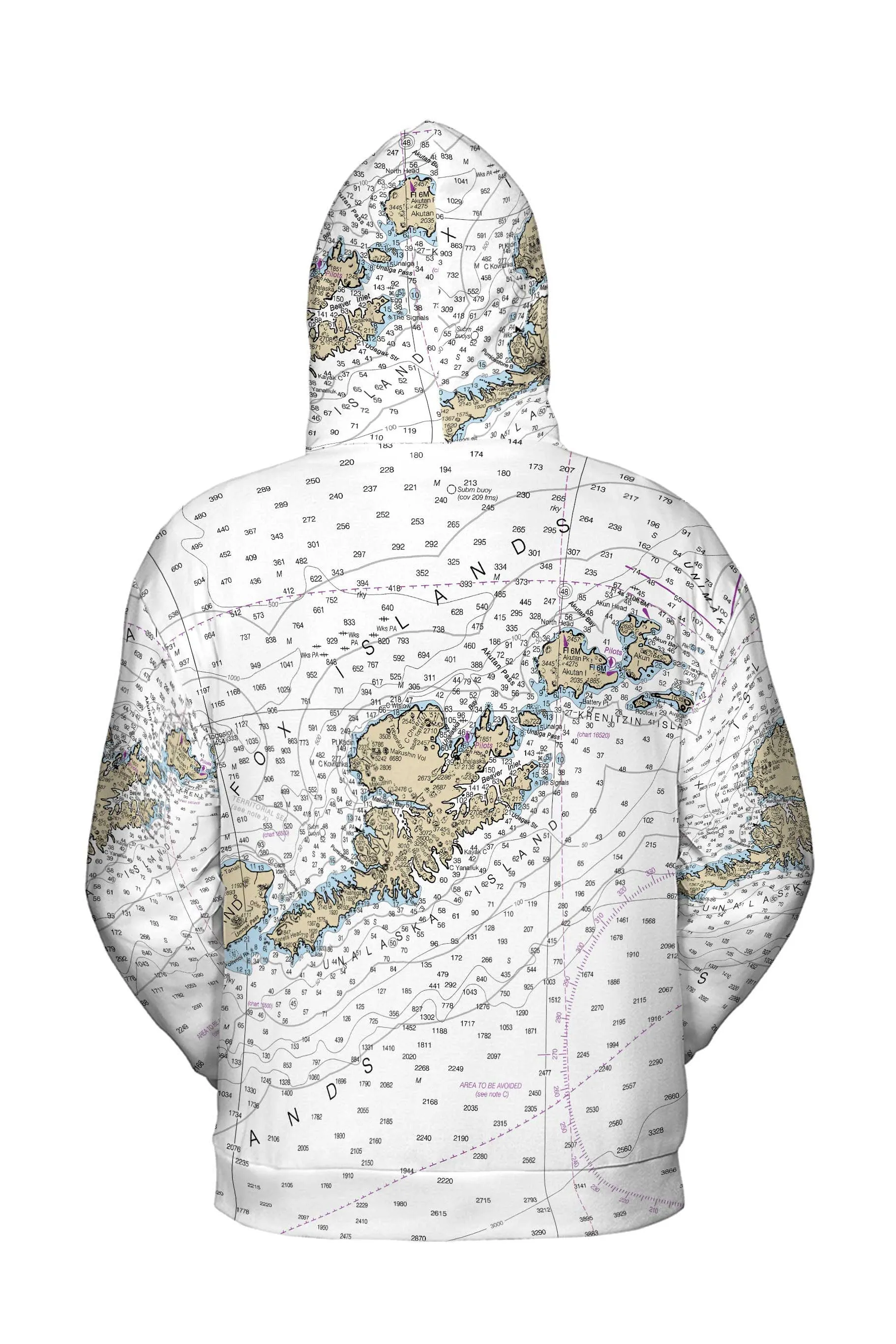 The Unalaska Island Lightweight Hoodie Sweatshirt