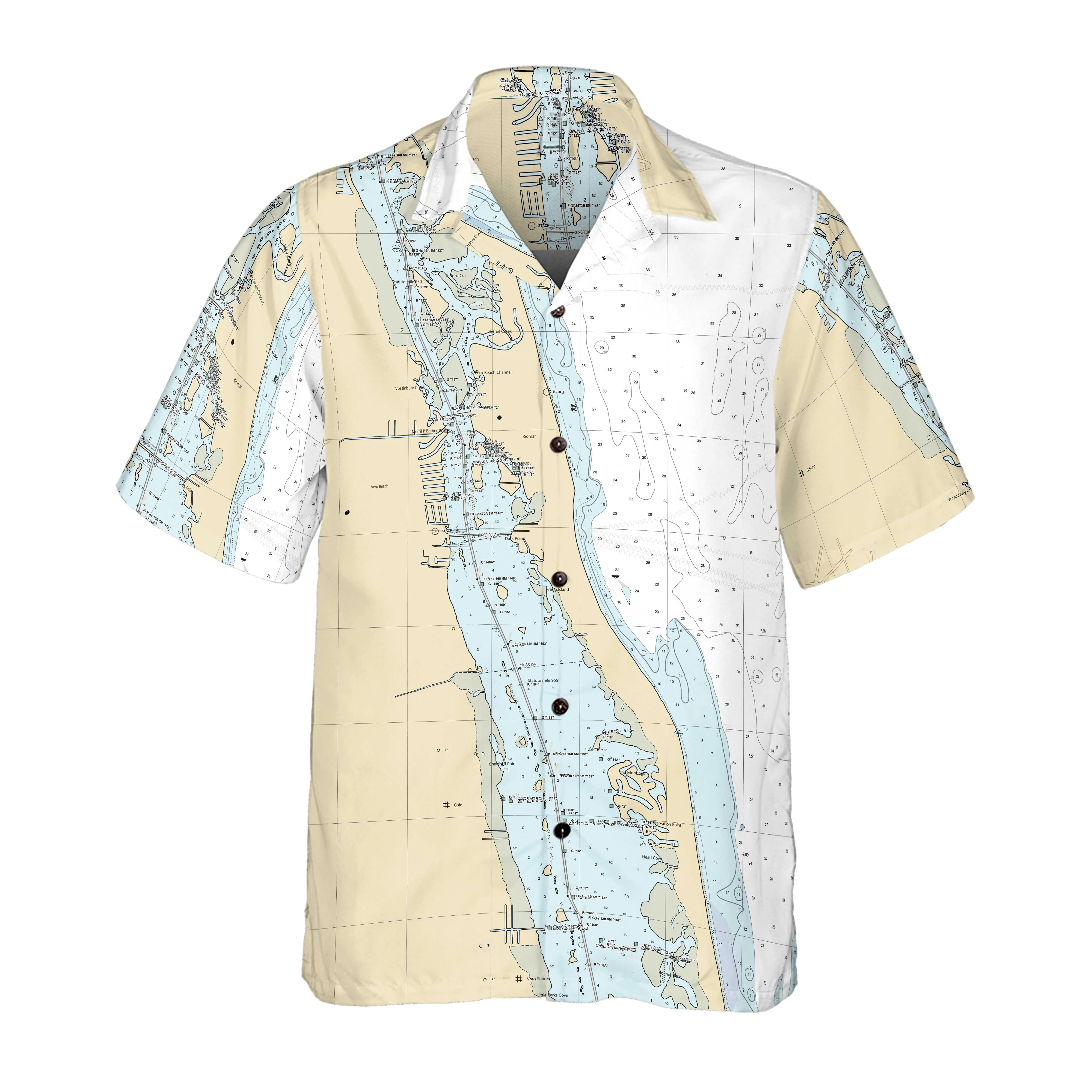 The Vero Beach Coconut Button Camp Shirt