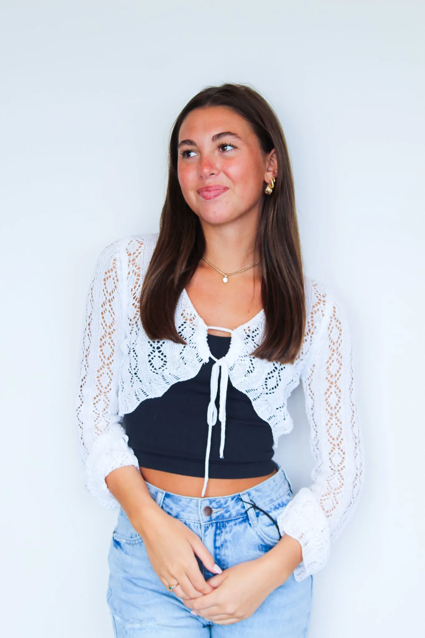 Tie Front Mini Top