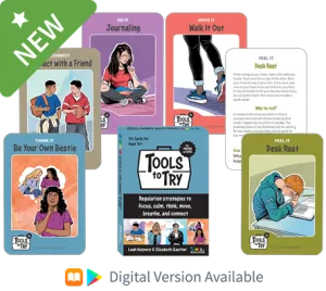 Tools to Try Cards for Tweens & Teens: Regulation Strategies to Focus, Calm, Think, Move, Breathe, and Connect | The Zones of Regulation Series