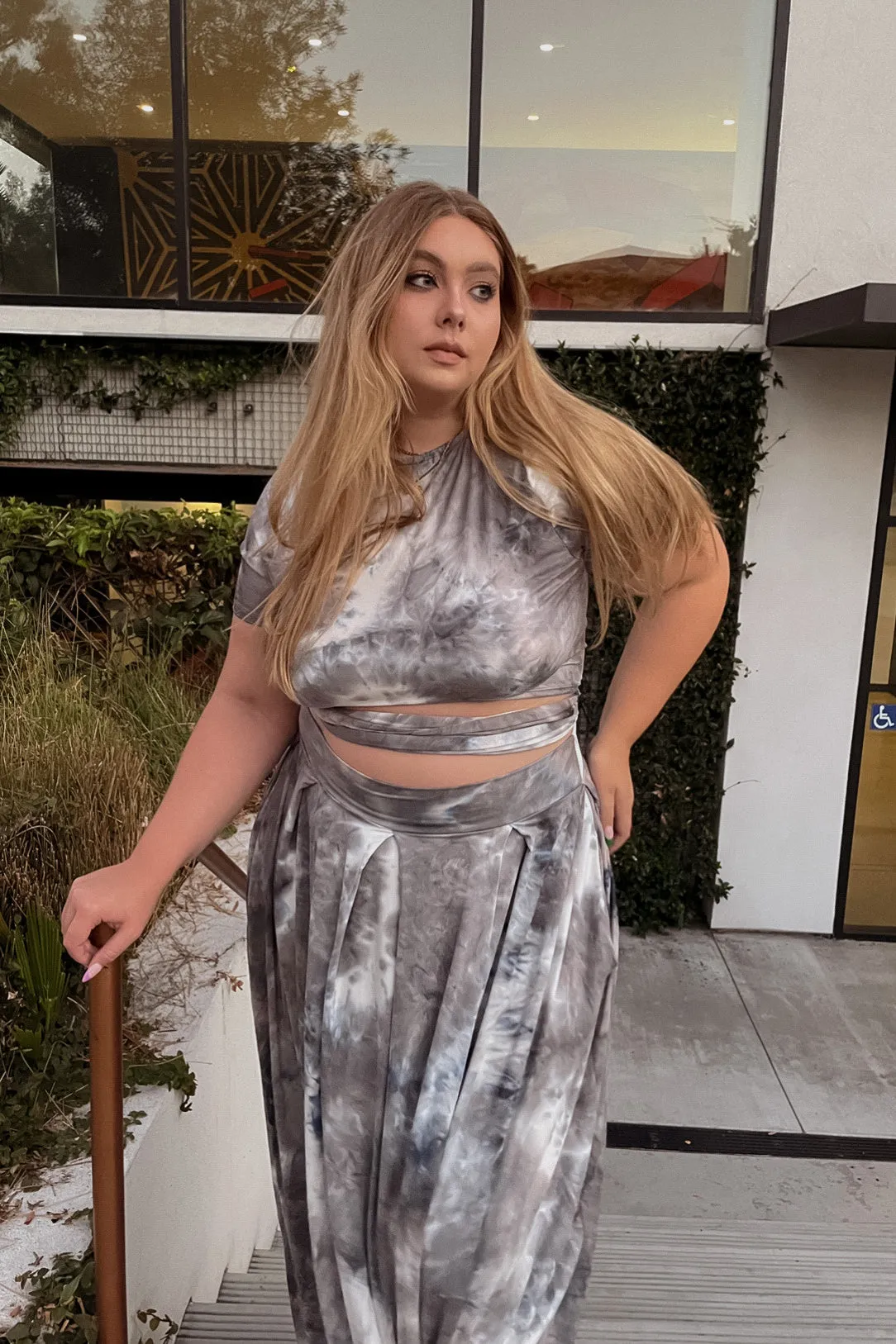 Toree Wrap Around Short Sleeve Top