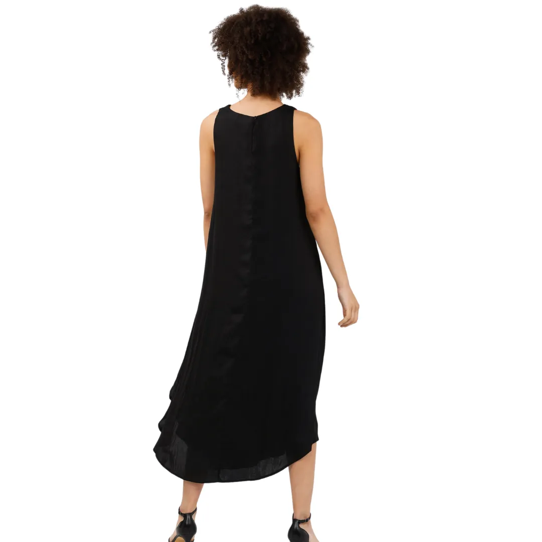 Totem Tunic Hi Low Top - Black