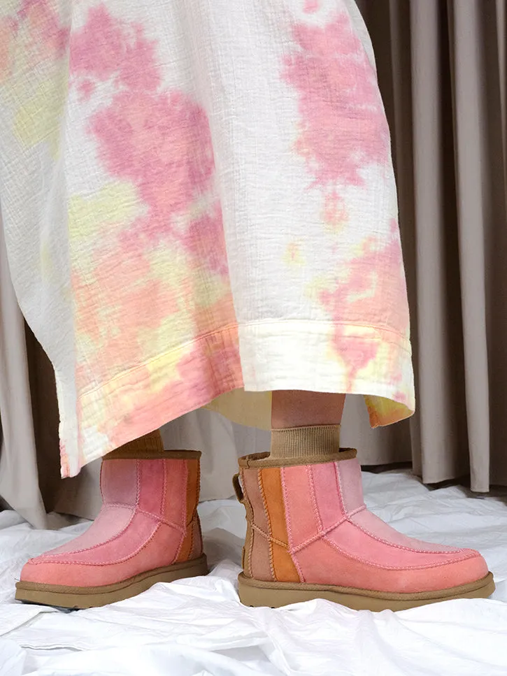 Tschabalala Self x UGG Classic Mini Repeated, Pink