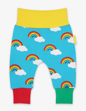 Turquoise Rainbow Yoga Pants